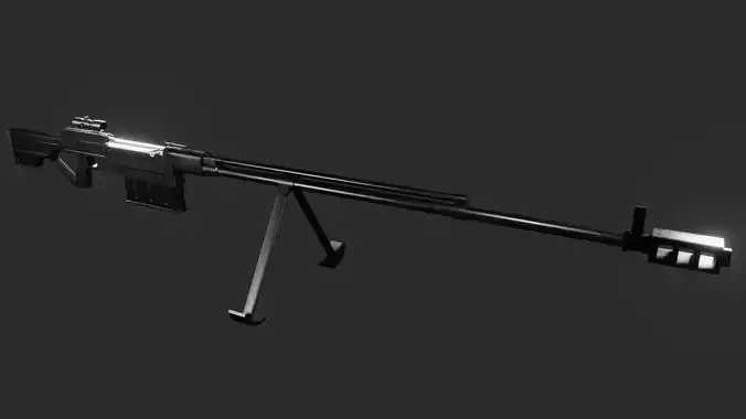 PTRS-41 Modified Free 3D model