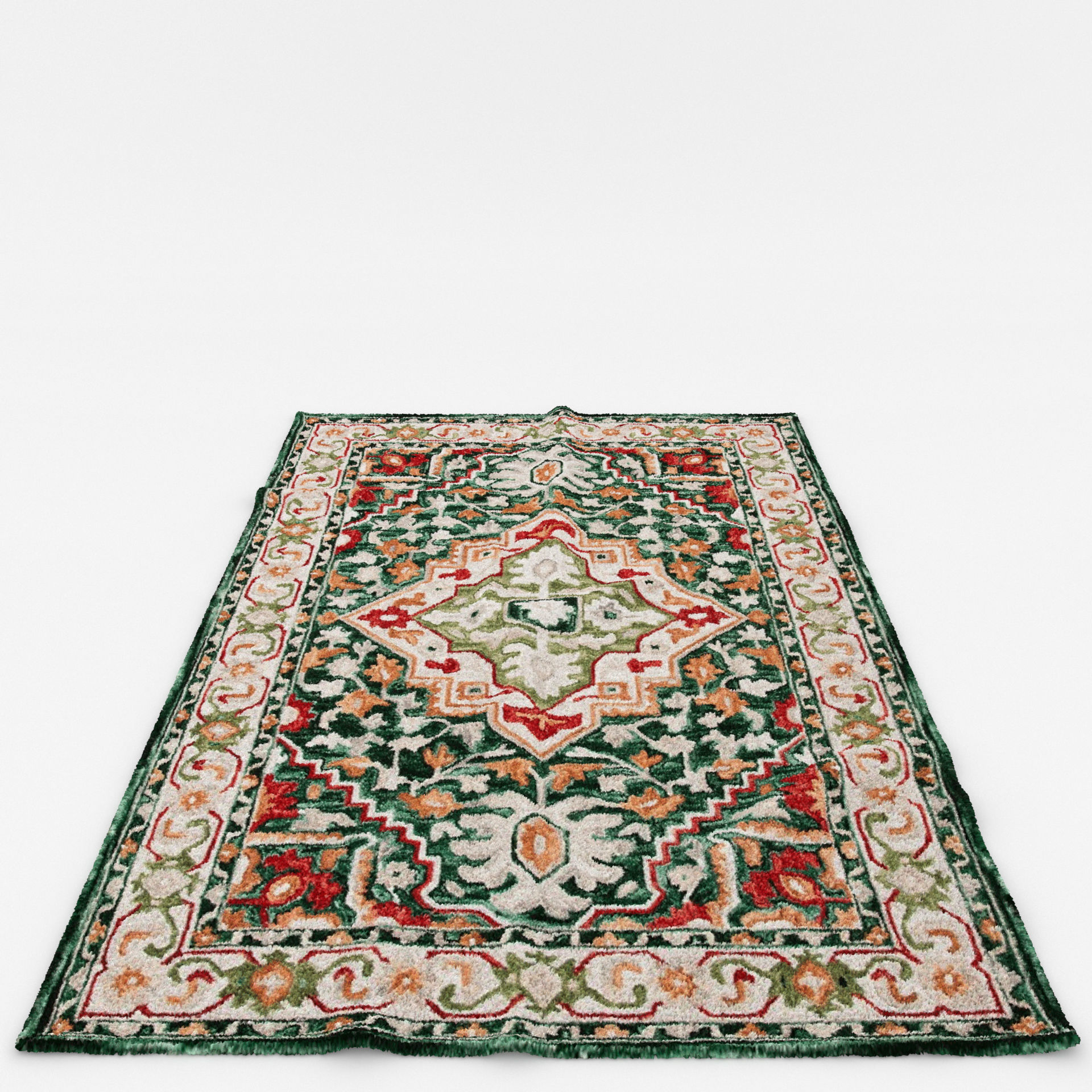 Rugs No 195 Low-poly 3D model_7