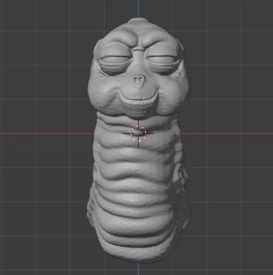 Labyrinth Worm STL File  3D print model_0