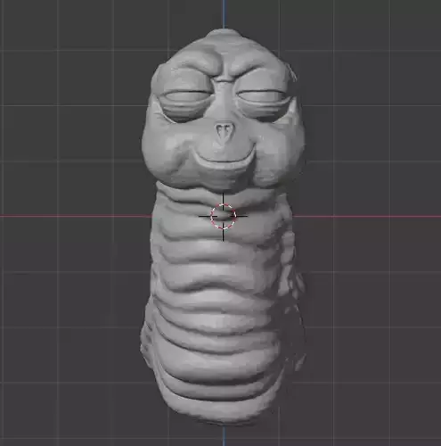 Labyrinth Worm STL File  3D print model