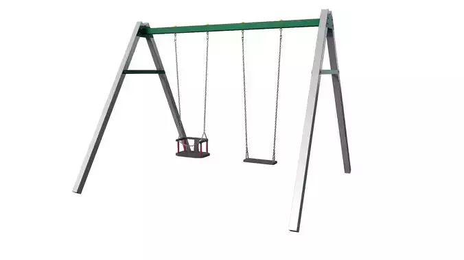 Playset Swing set 3D model
