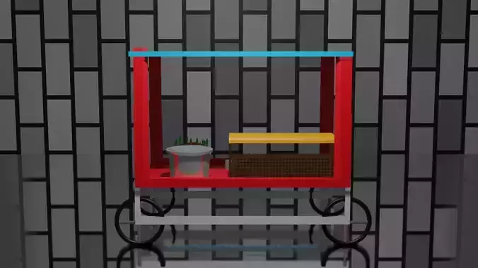 INDIAN PANIPURI CART 