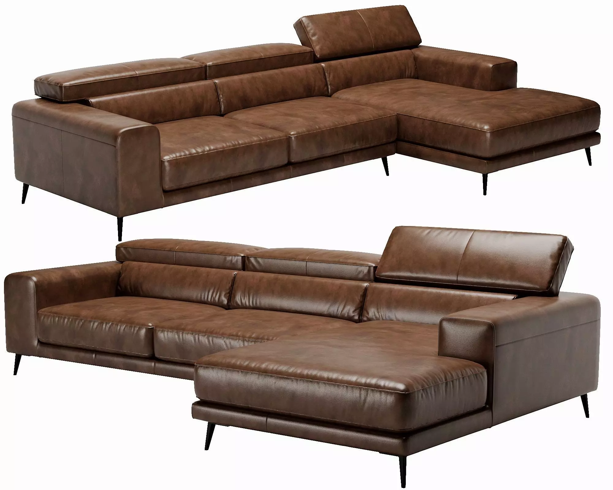 Ditre Italia Anderson Chaise Lounge 3D model_0