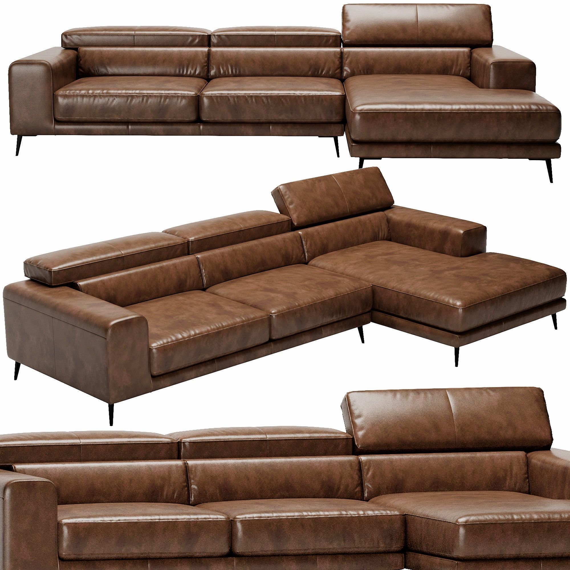 Ditre Italia Anderson Chaise Lounge 3D model_9