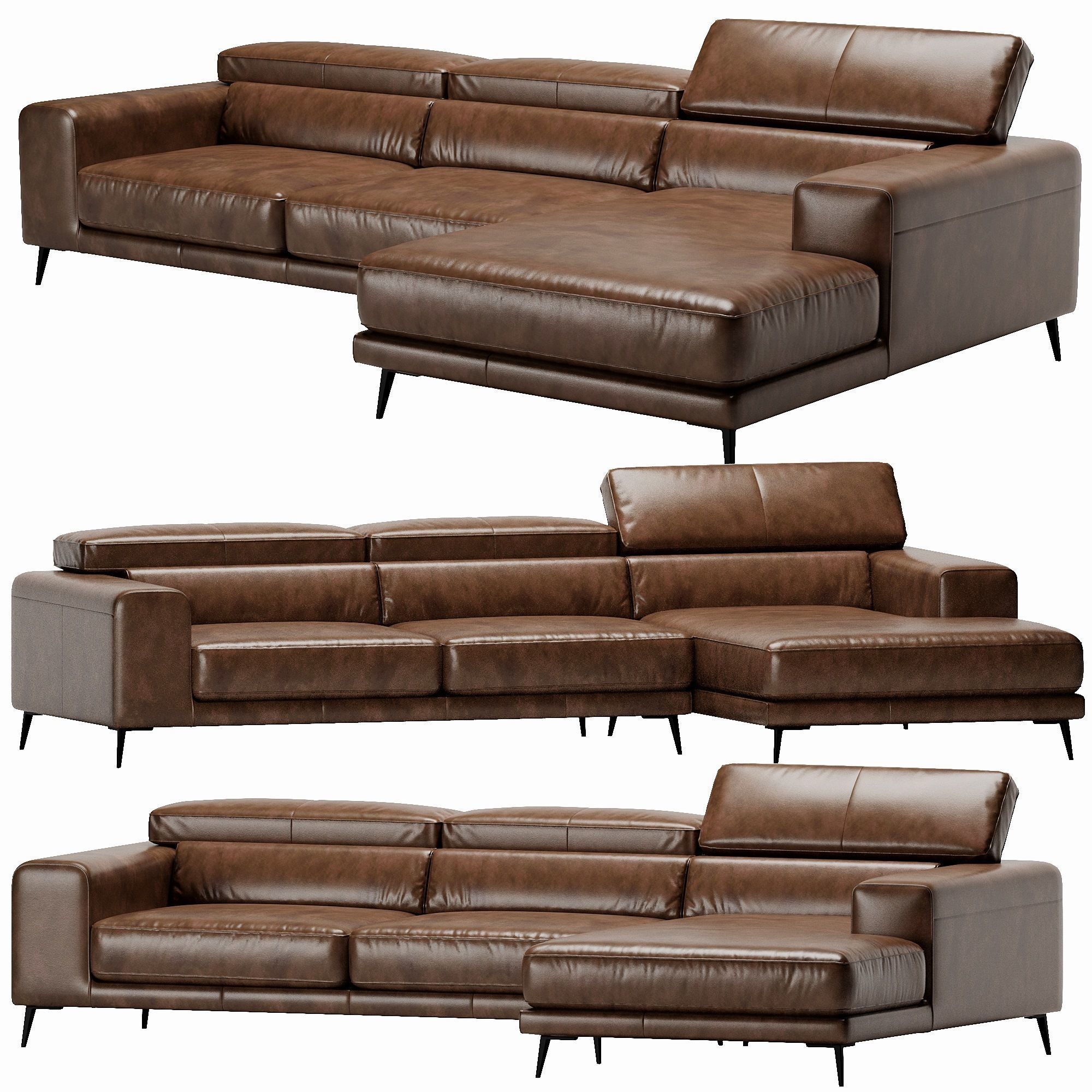 Ditre Italia Anderson Chaise Lounge 3D model_10