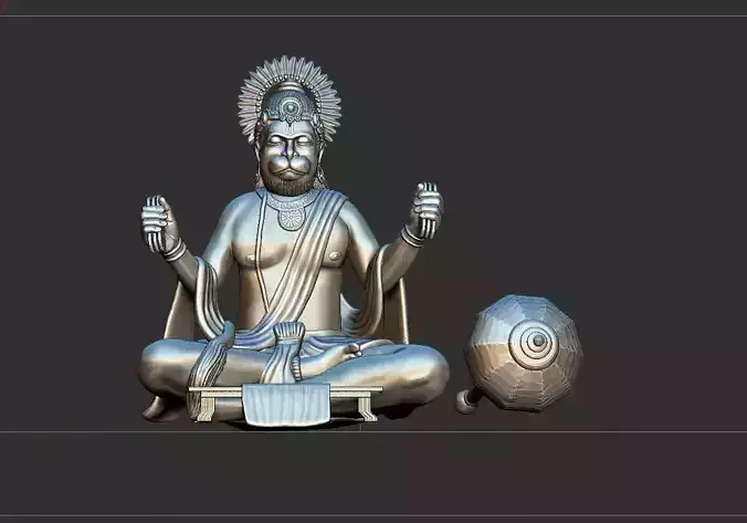 hanuman 3D print model