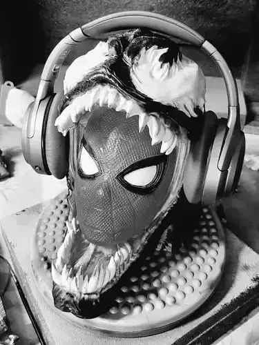 Venom eating Spiderman 3D print model
