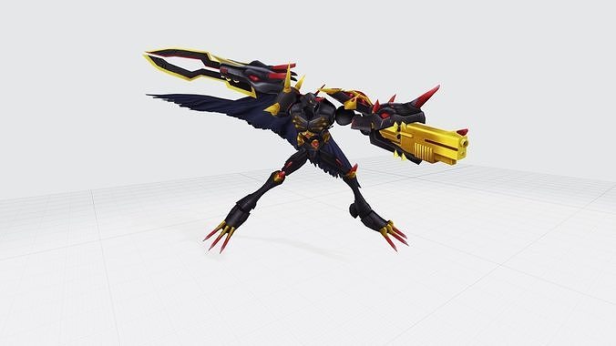 Omnimon Alter-B 3D print model