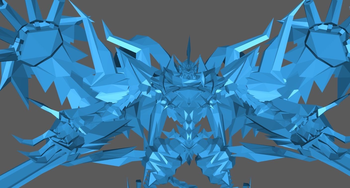 Jesmon X golden dragon 3D print model_4