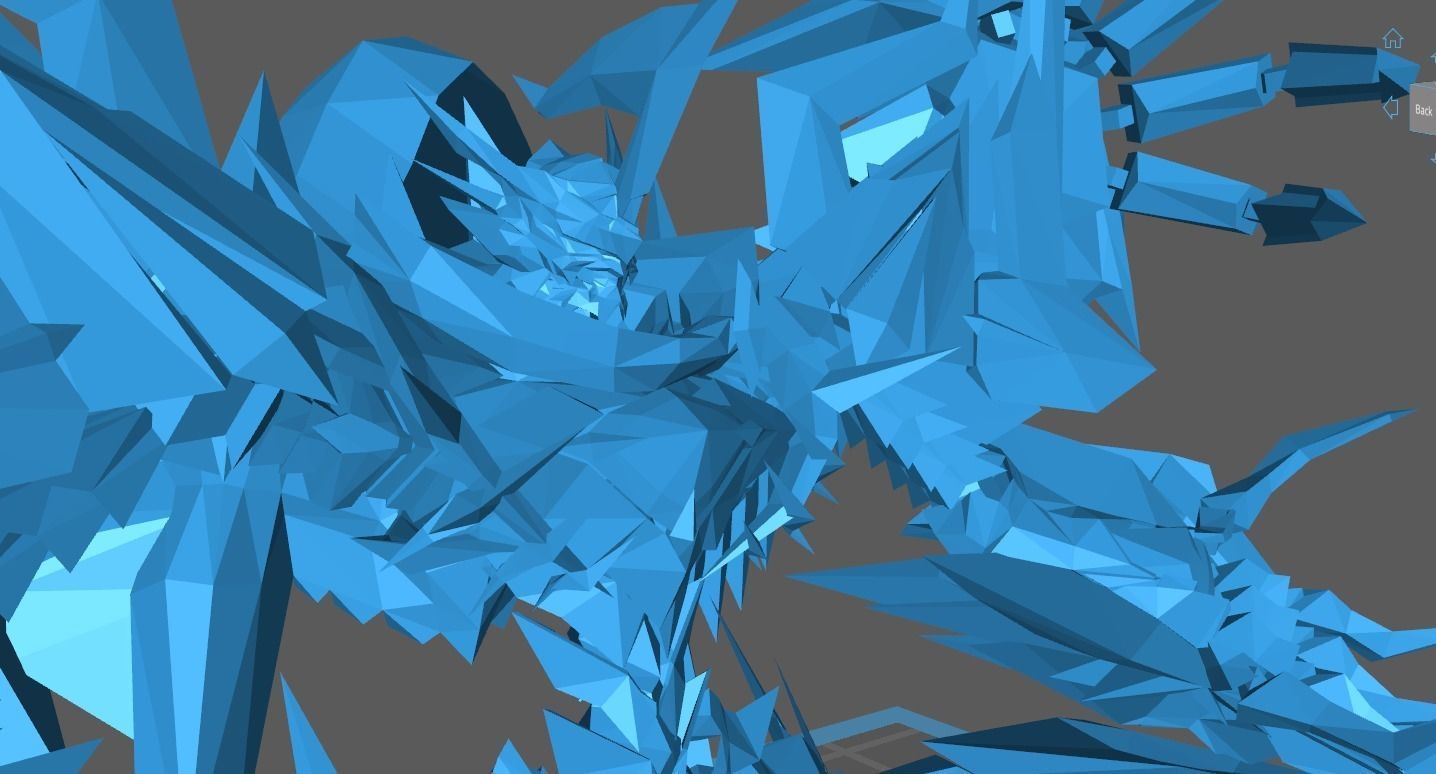 Jesmon X golden dragon 3D print model_2