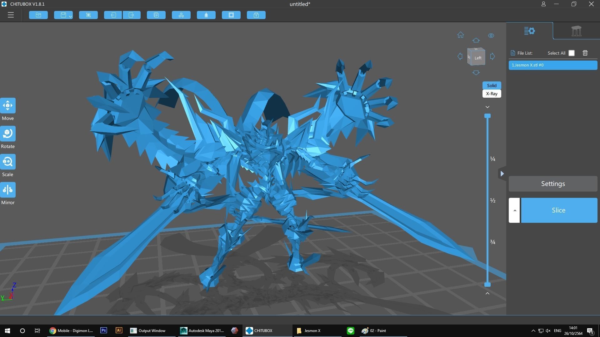 Jesmon X golden dragon 3D print model_5