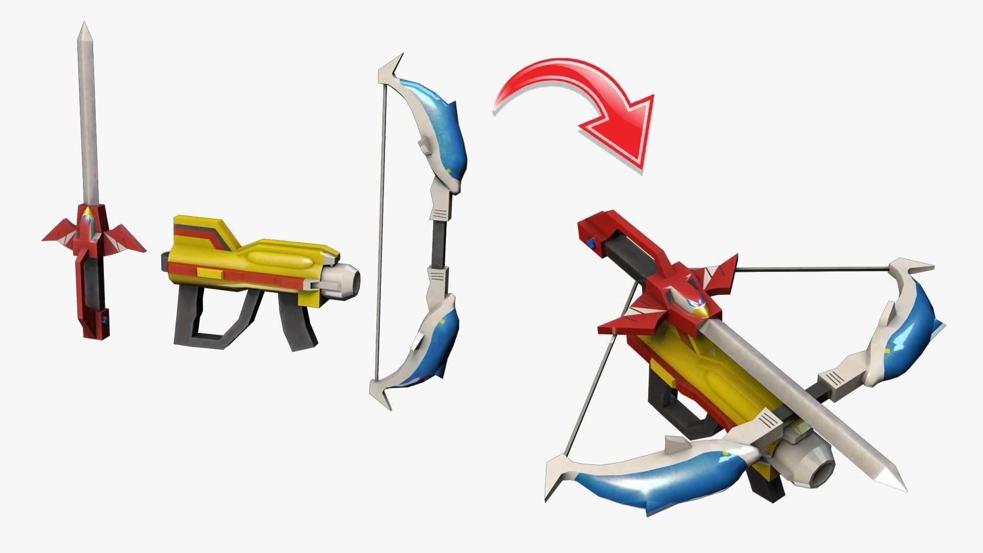 Liveman LiveRobo Low-poly 3D model_13