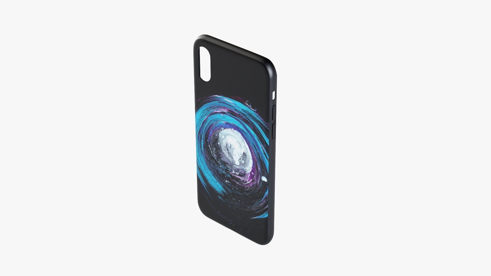 iPhone XS Max Case 3 Low-poly 3D model_1