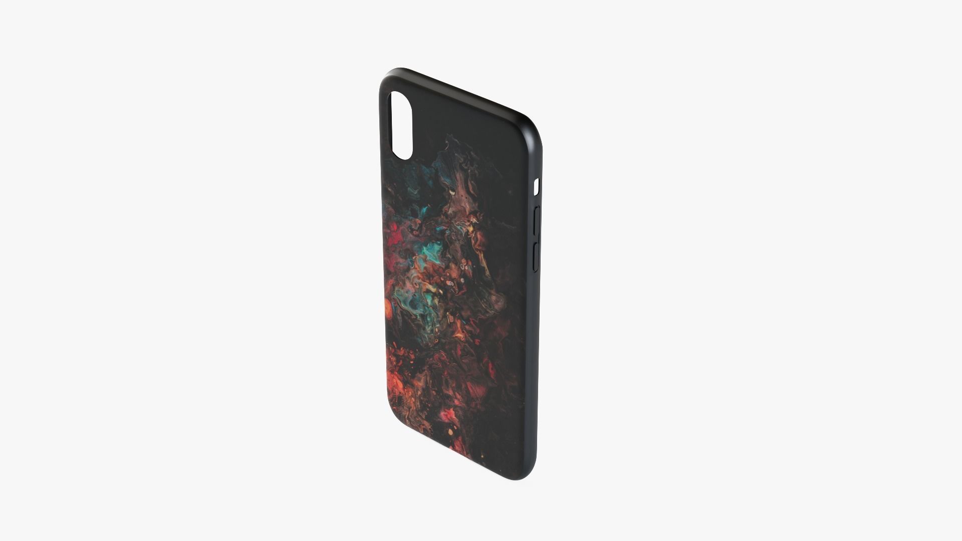 iPhone XS Max Case 4 Low-poly 3D model_1