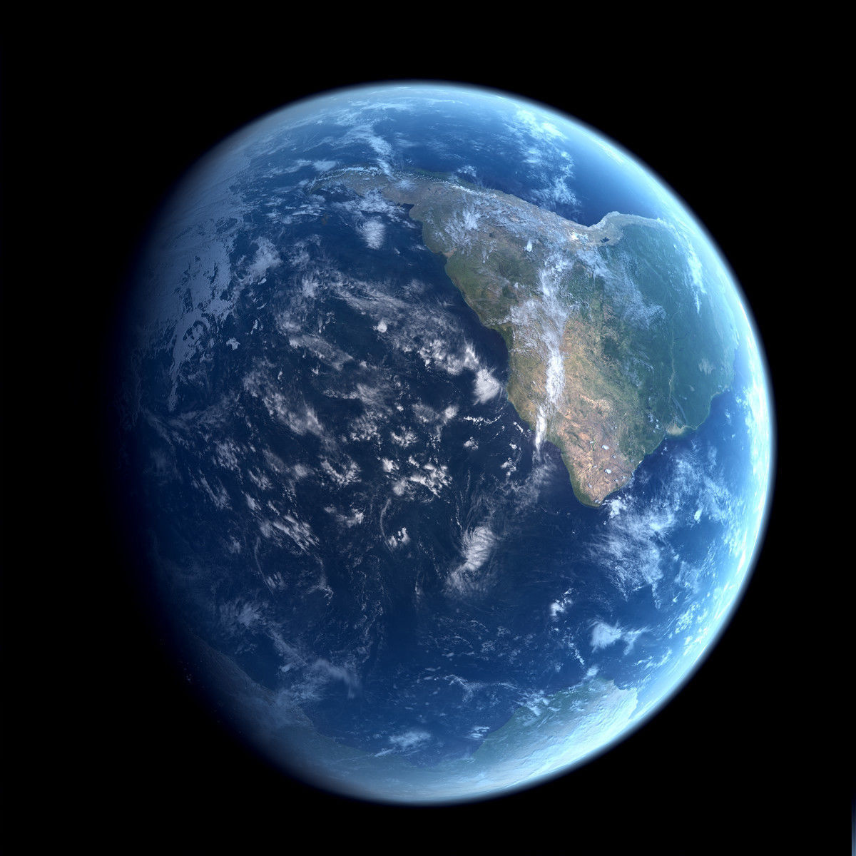 86K Photorealistic Earth 3D model_1