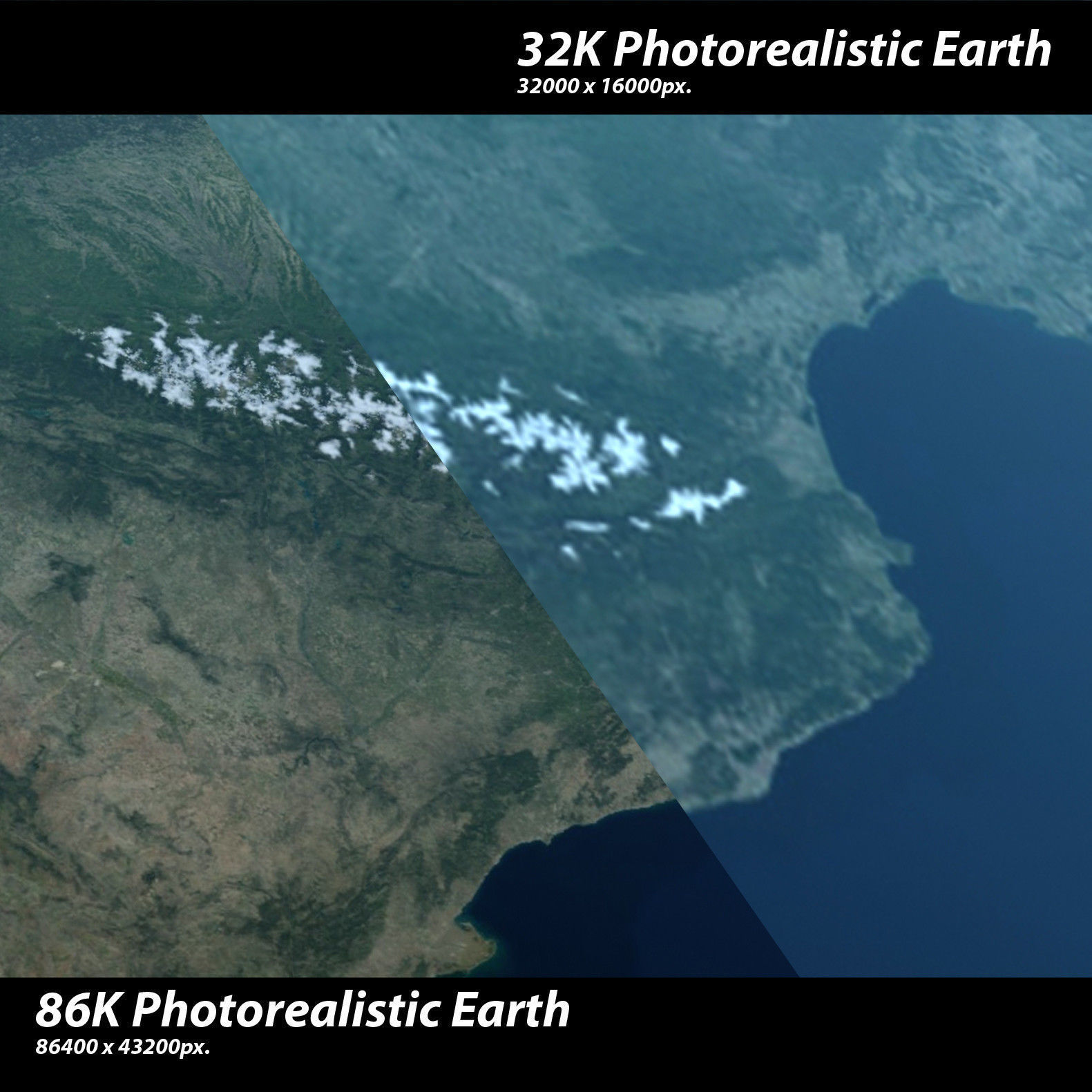 86K Photorealistic Earth 3D model_12