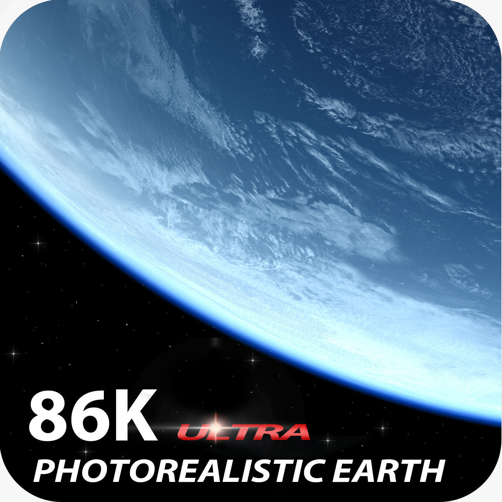 86K Photorealistic Earth 3D model_0