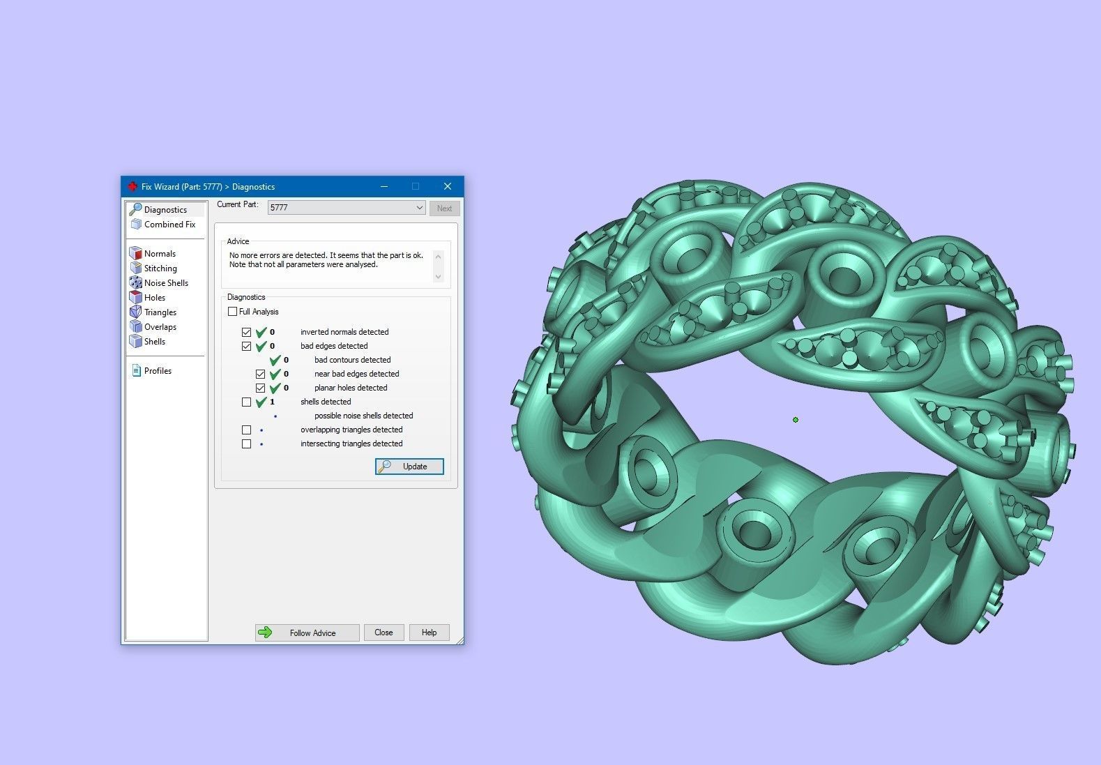 Gold N854 3D print model_5