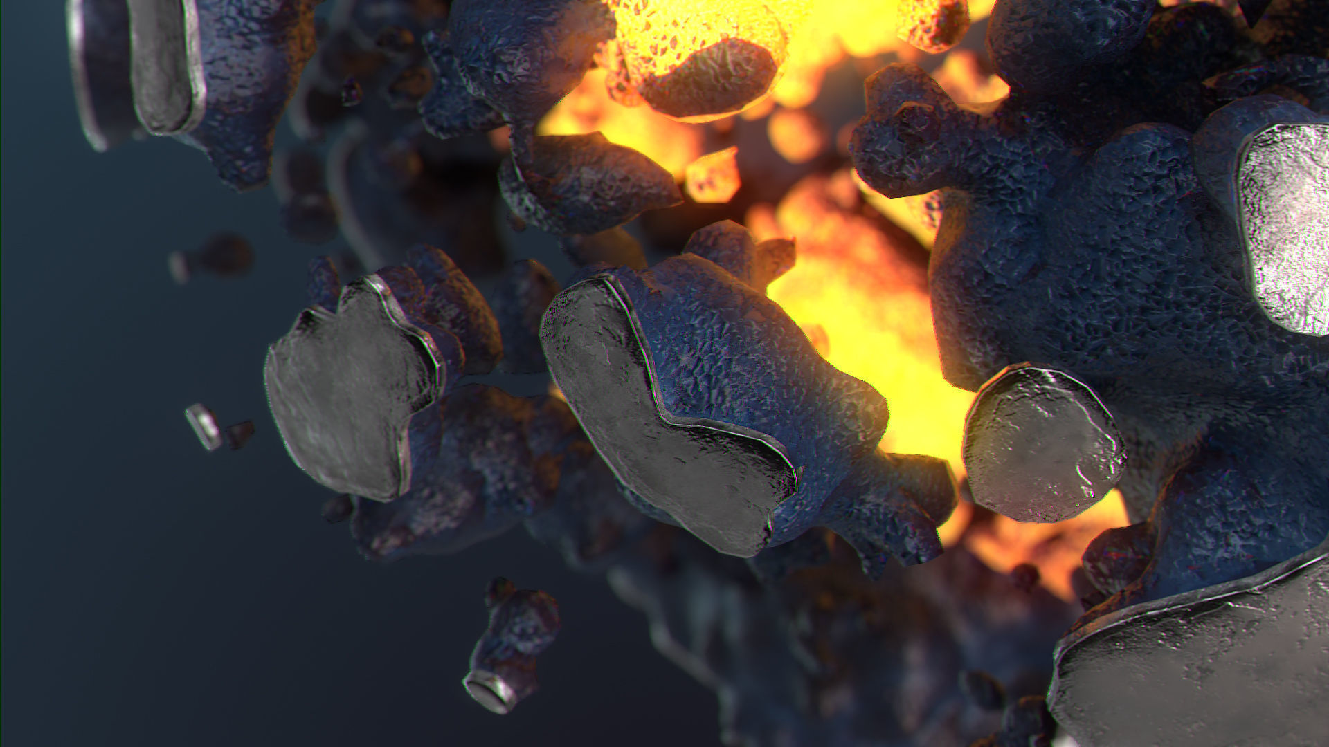 Antimatter Particle PBR Low-poly 3D model_7
