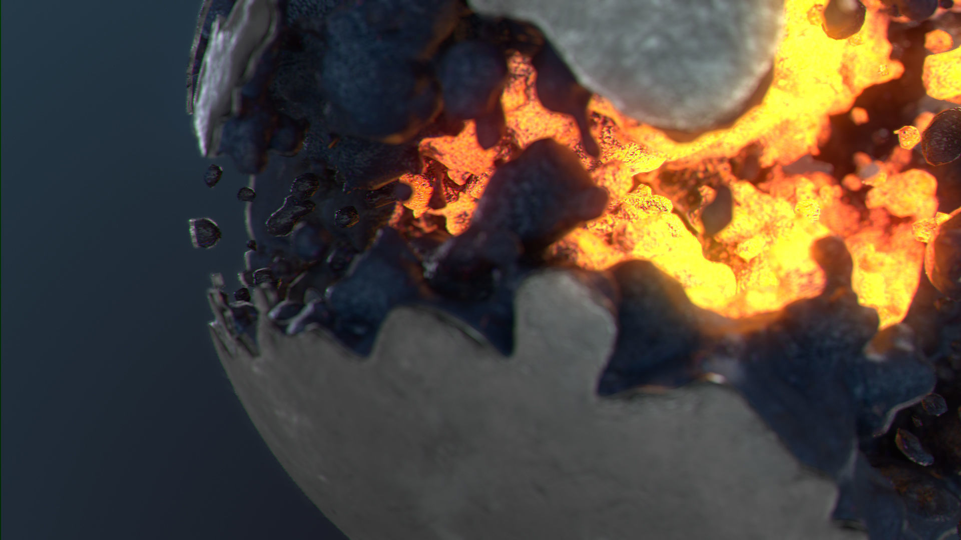 Antimatter Particle PBR Low-poly 3D model_6