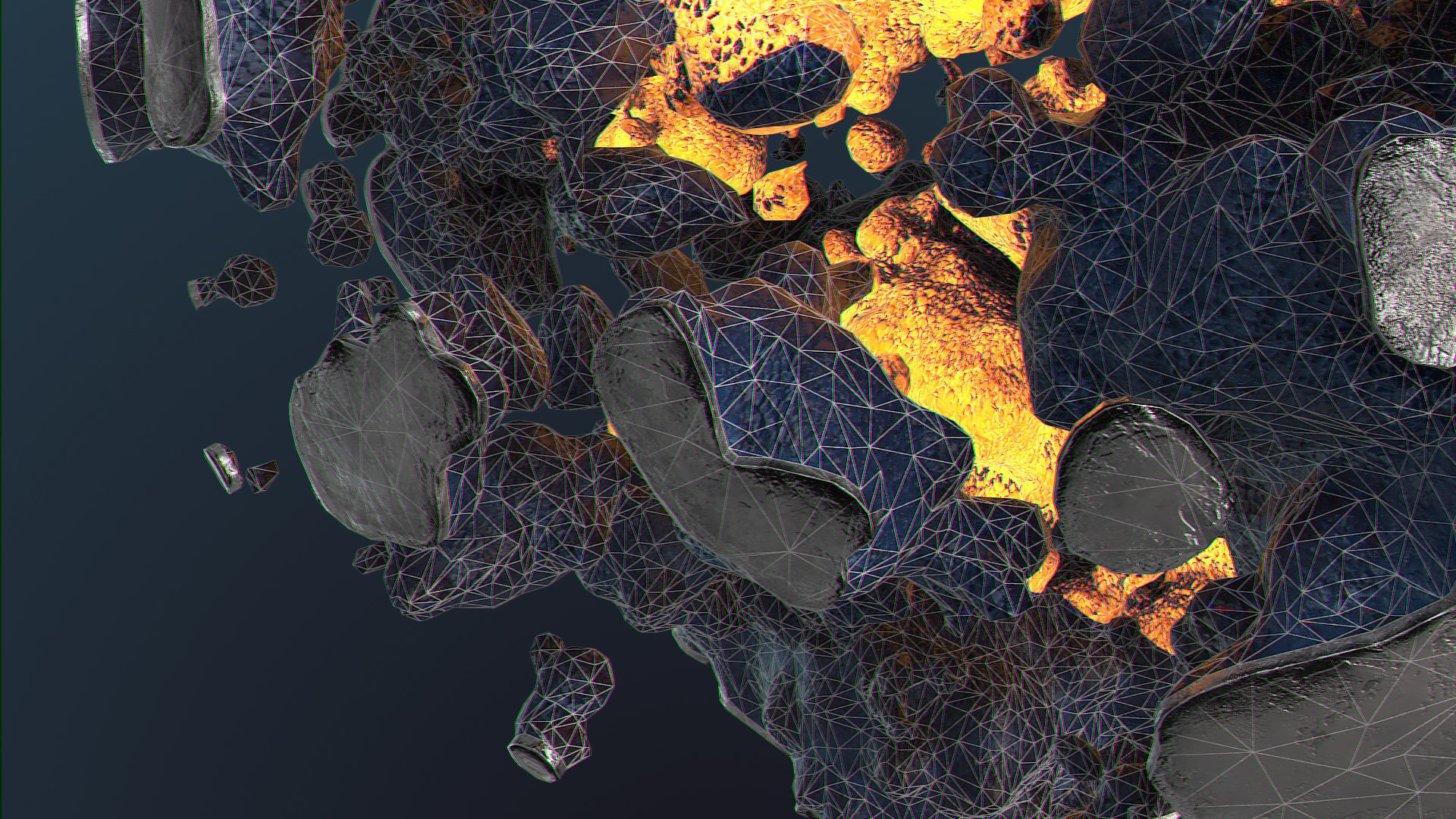 Antimatter Particle PBR Low-poly 3D model_16