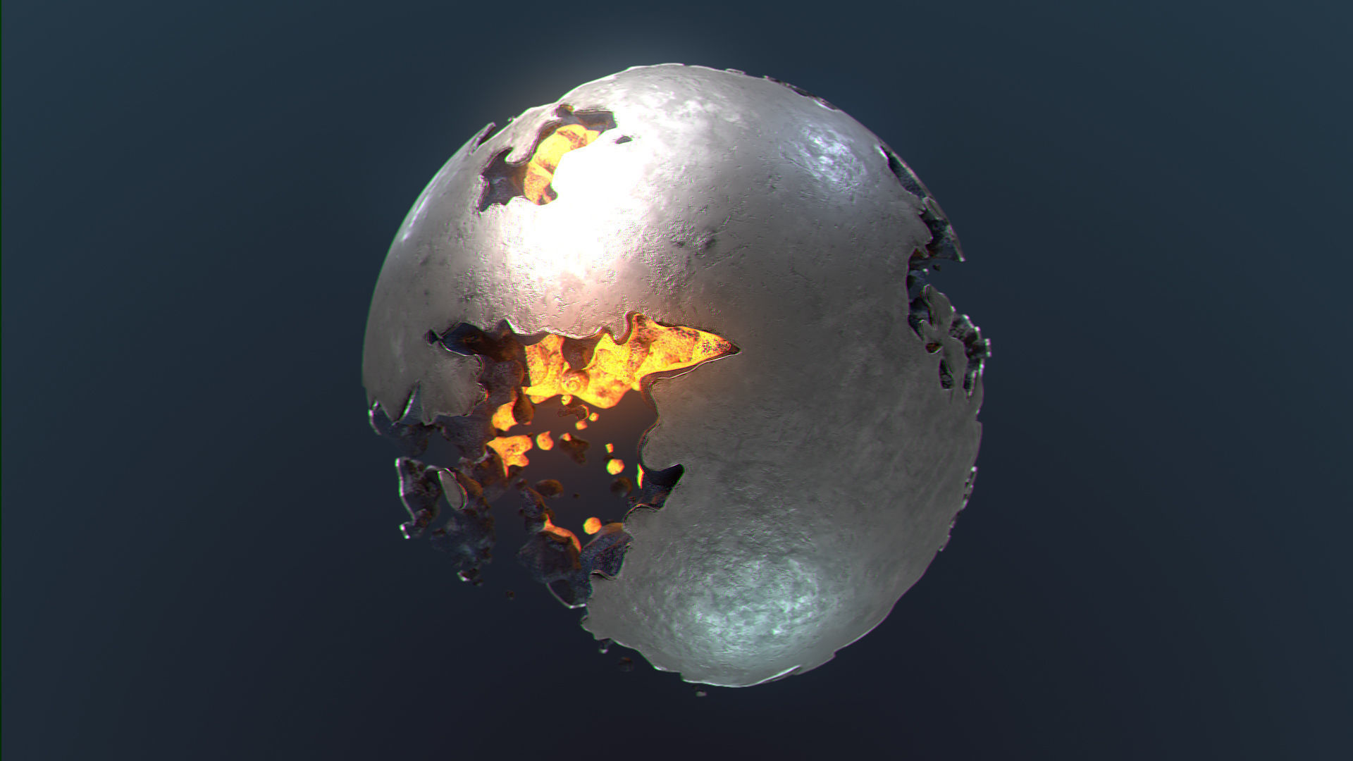 Antimatter Particle PBR Low-poly 3D model_2