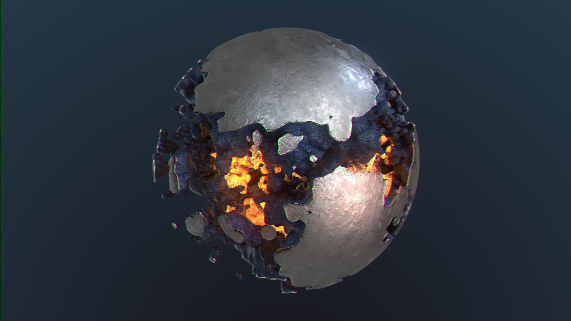 Antimatter Particle PBR Low-poly 3D model_1