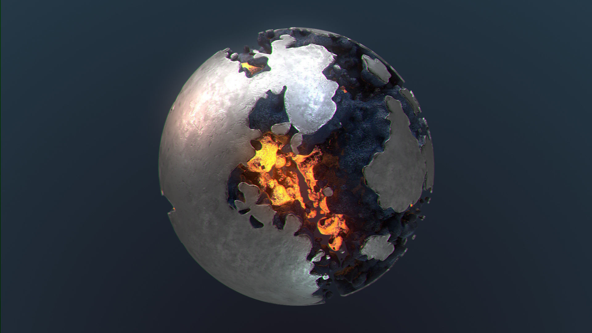 Antimatter Particle PBR Low-poly 3D model_5