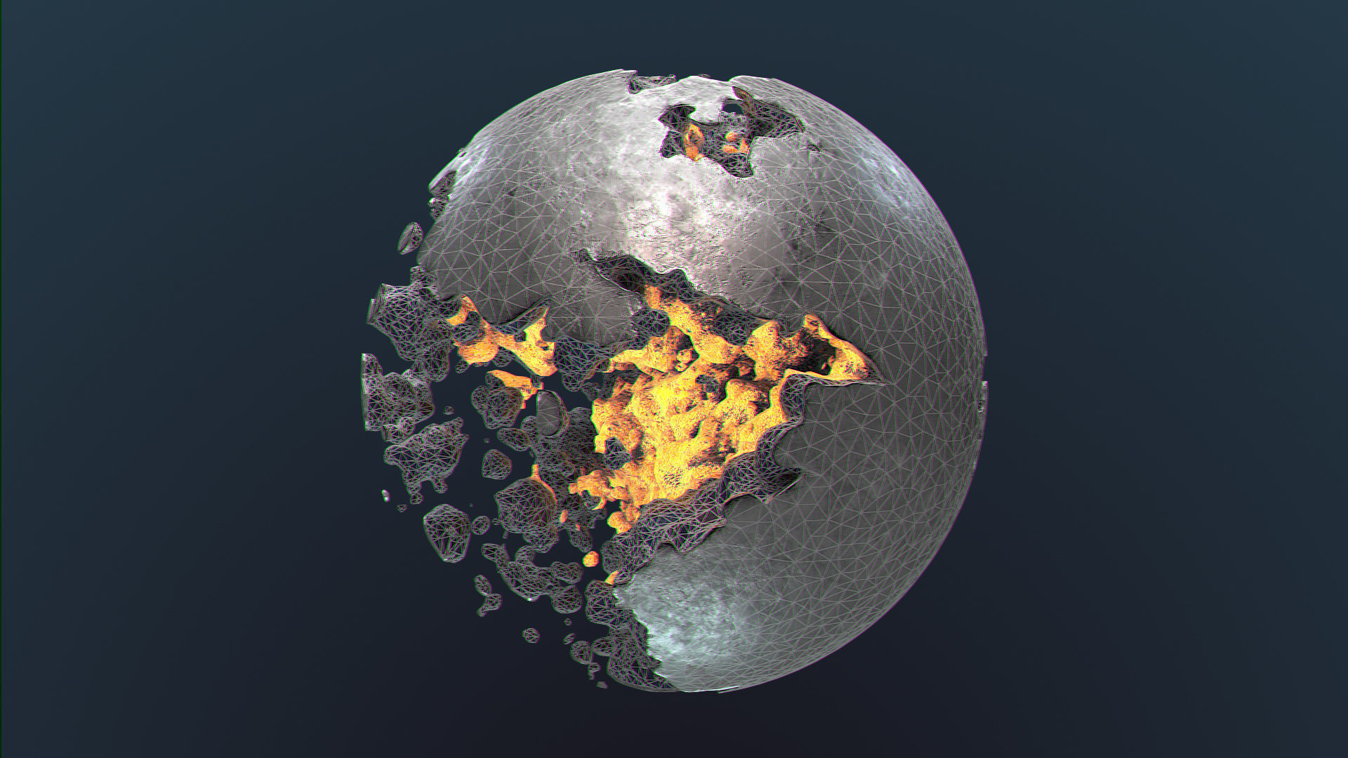 Antimatter Particle PBR Low-poly 3D model_9