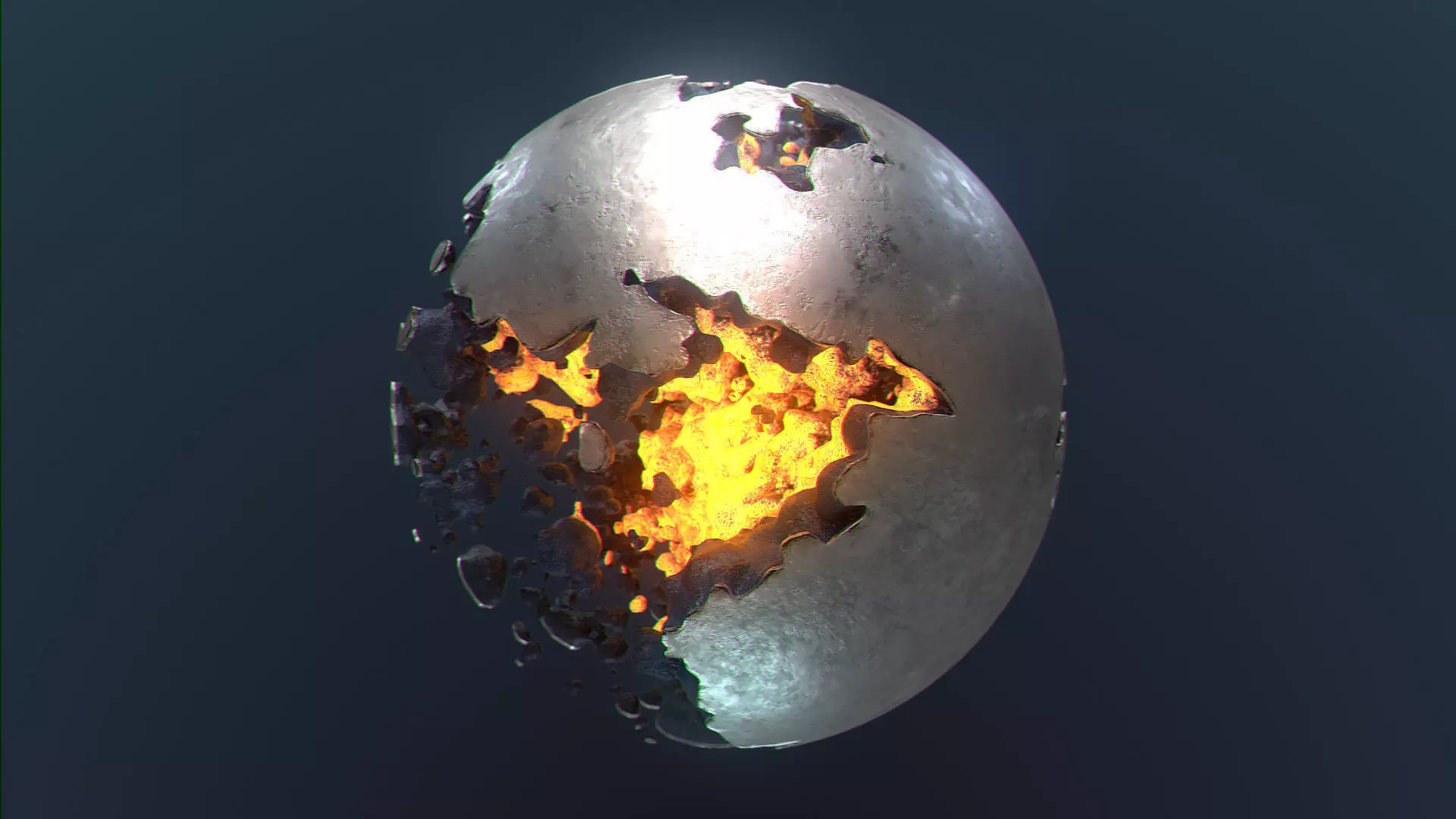 Antimatter Particle PBR Low-poly 3D model_0