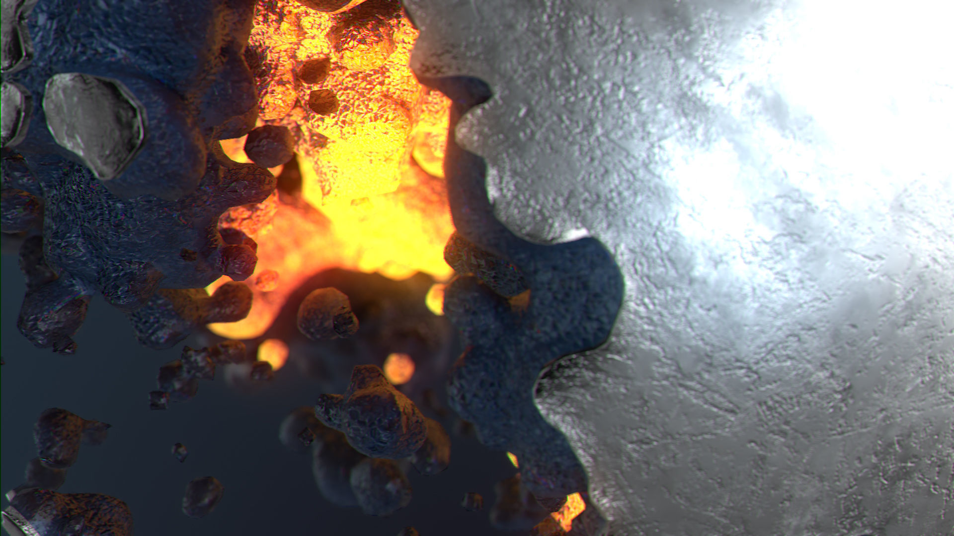 Antimatter Particle PBR Low-poly 3D model_10