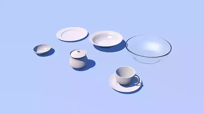 Pack of dishes