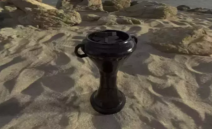 Copalero Low-poly 3D model