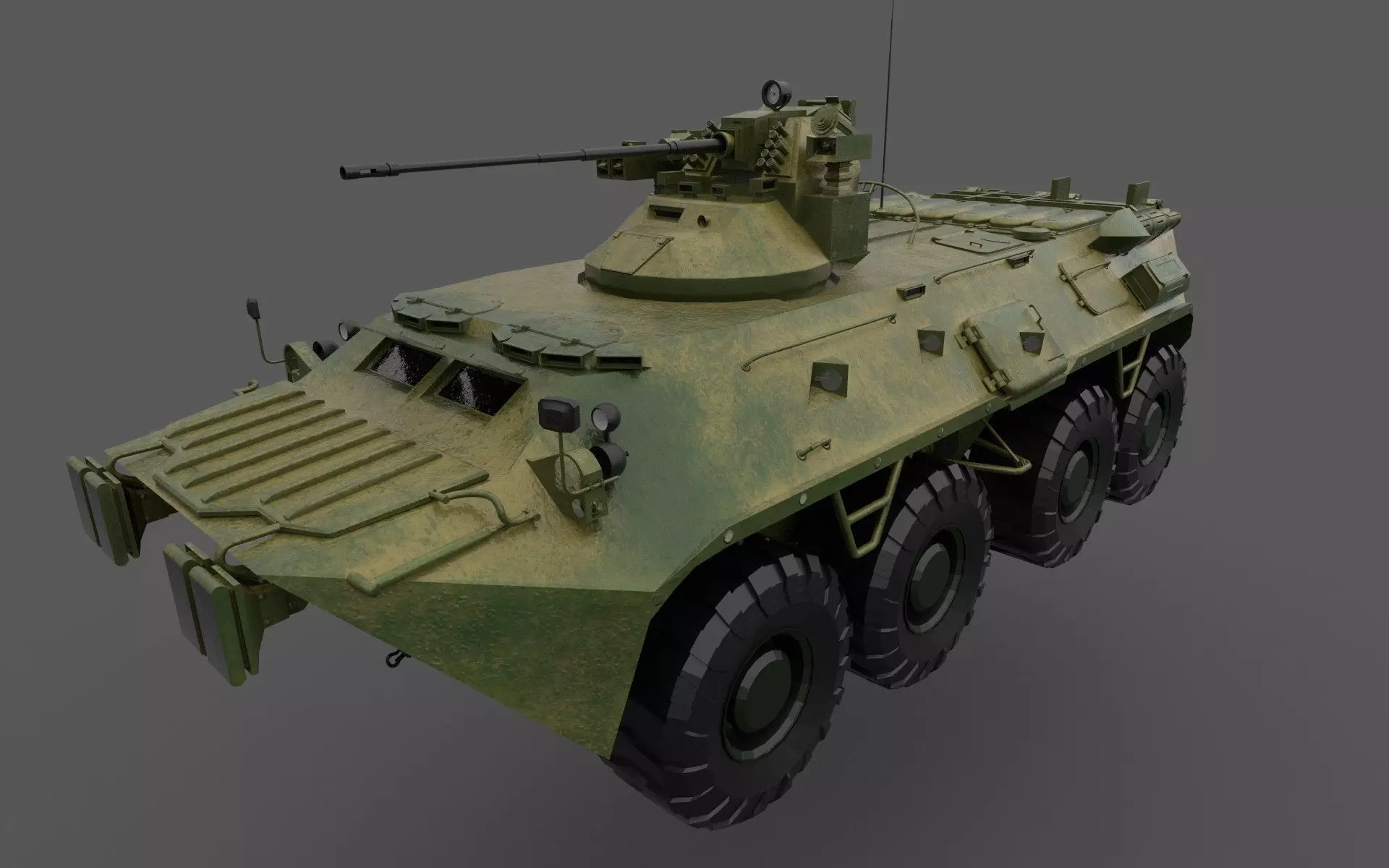 BTR 80 Low-poly 3D model