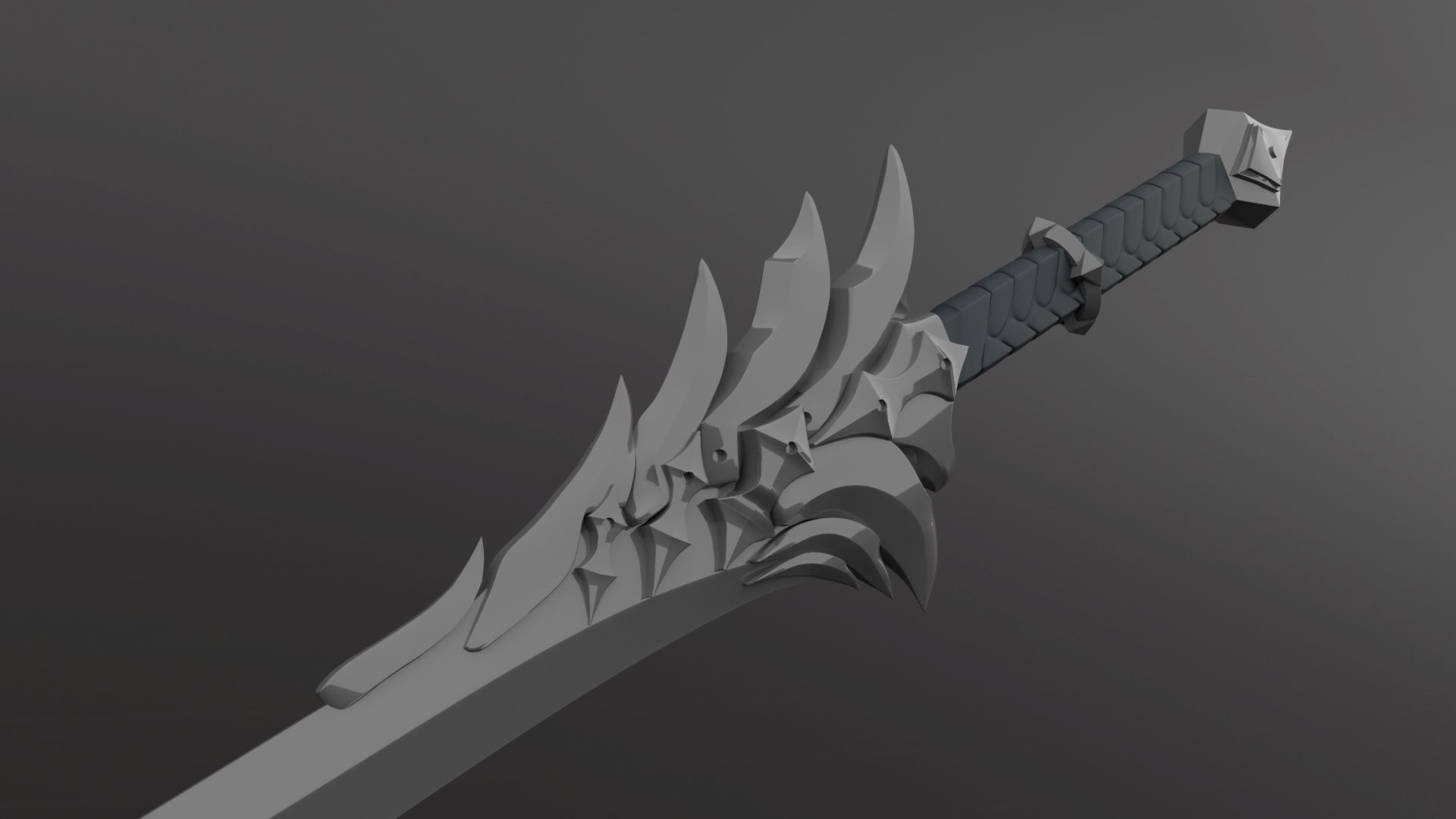 Castlevania Lords of Shadow 1 and 2 Weapons Bundle Print Models 3D Model Collection_11