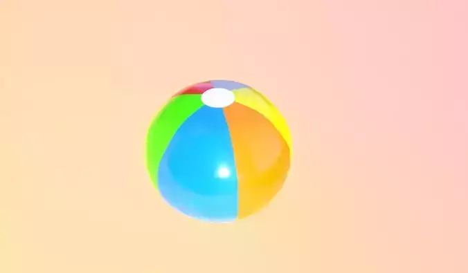 Beach Ball 3D model