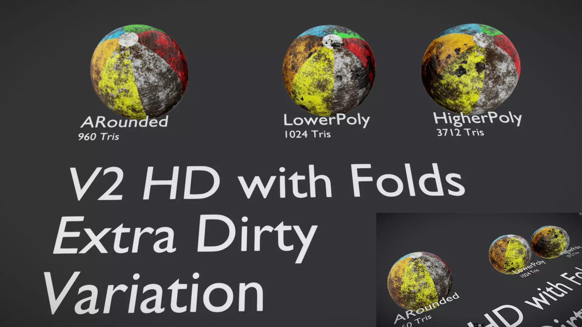 Beach Ball JFG V2 Low-poly 3D model_17