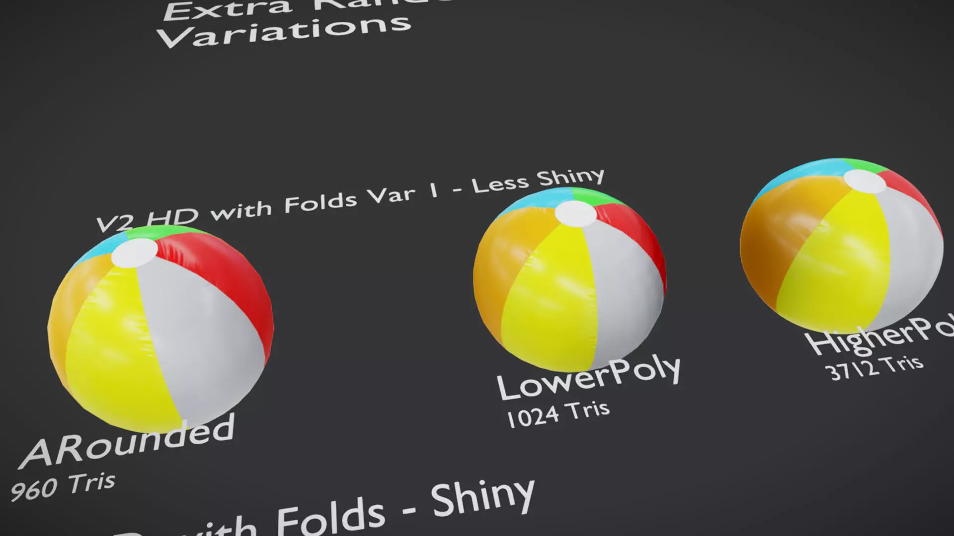 Beach Ball JFG V2 Low-poly 3D model_18