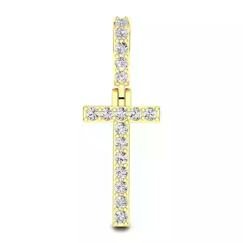 Alphabet T-letter single row pendant