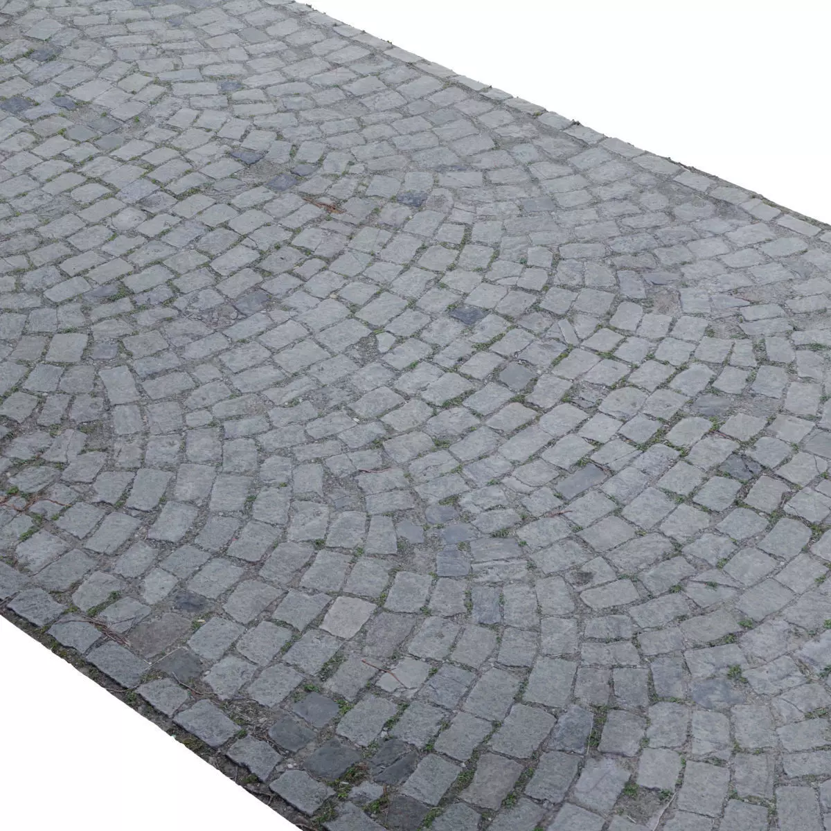 Cobblestone Rock Road Scan Low-poly 3D model_0