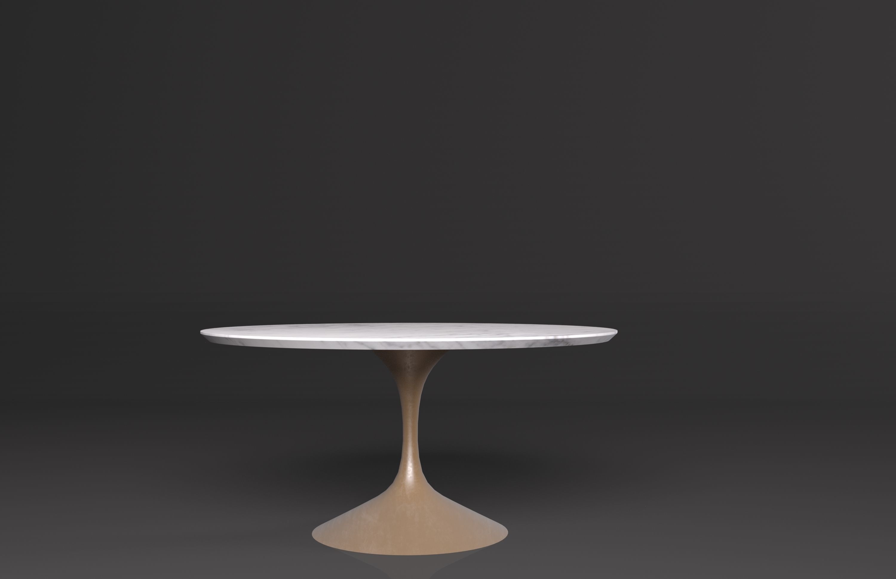 AERO MARBLE ROUND DINING TABLE 3D models 3D model_1