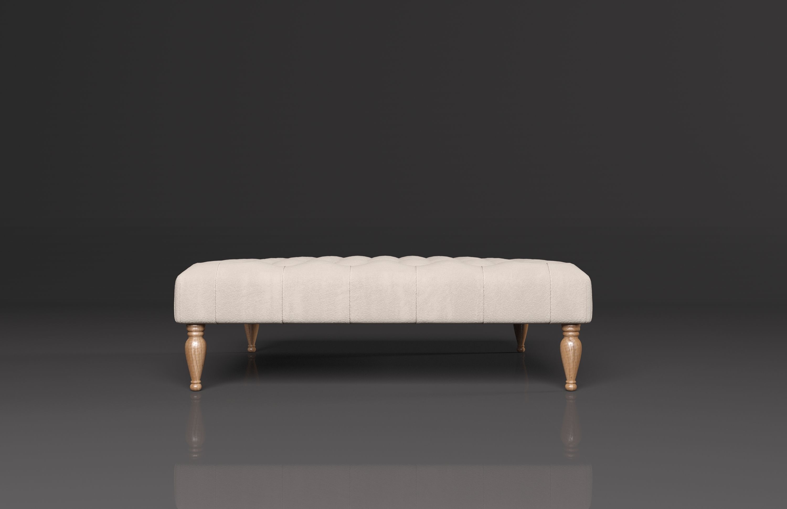 BENNETT SQUARE OTTOMAN 3D models 3D model_2