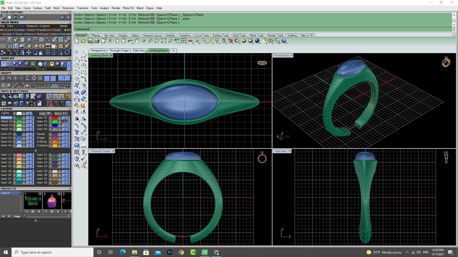 3d-model stone ring map 3D print model_19