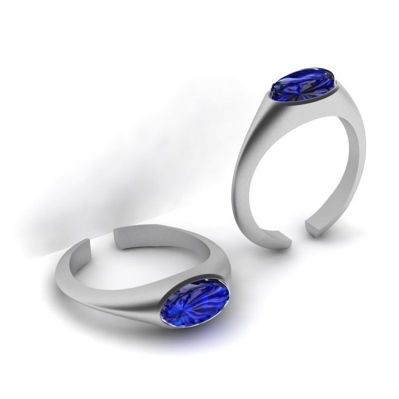 3d-model stone ring map 3D print model_5