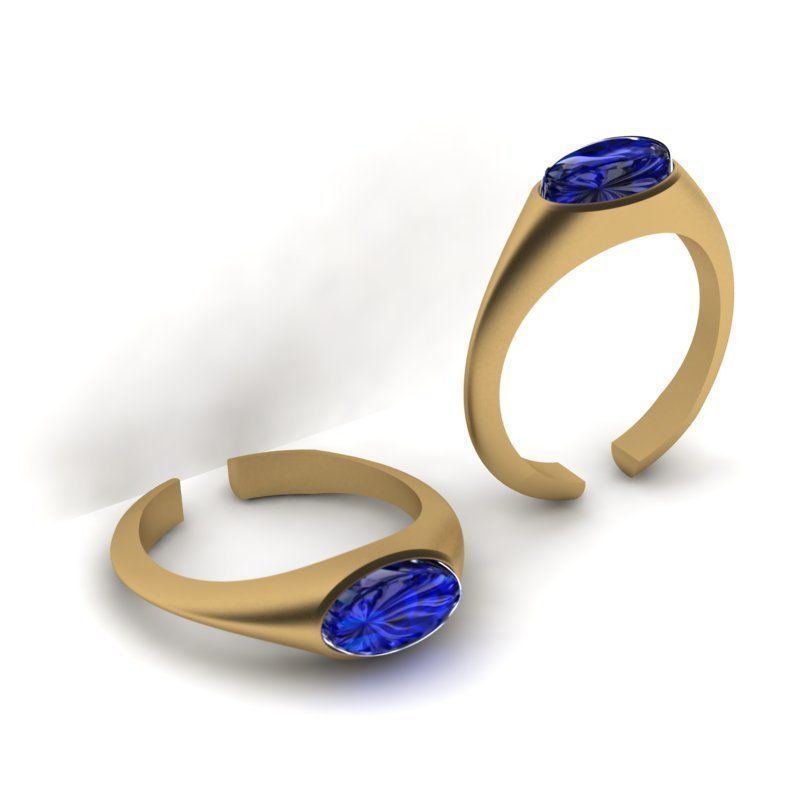 3d-model stone ring map 3D print model_1