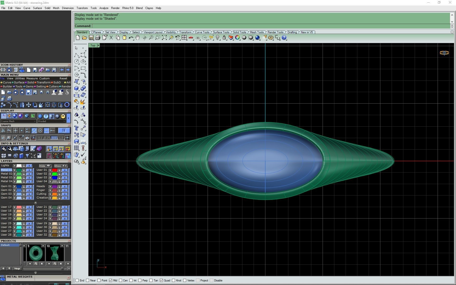 3d-model stone ring map 3D print model_14
