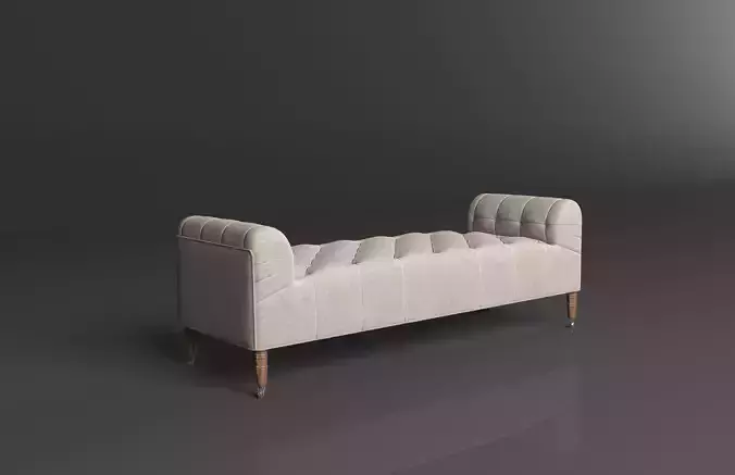 CAMILLE TUFTED SETTEE 3D models