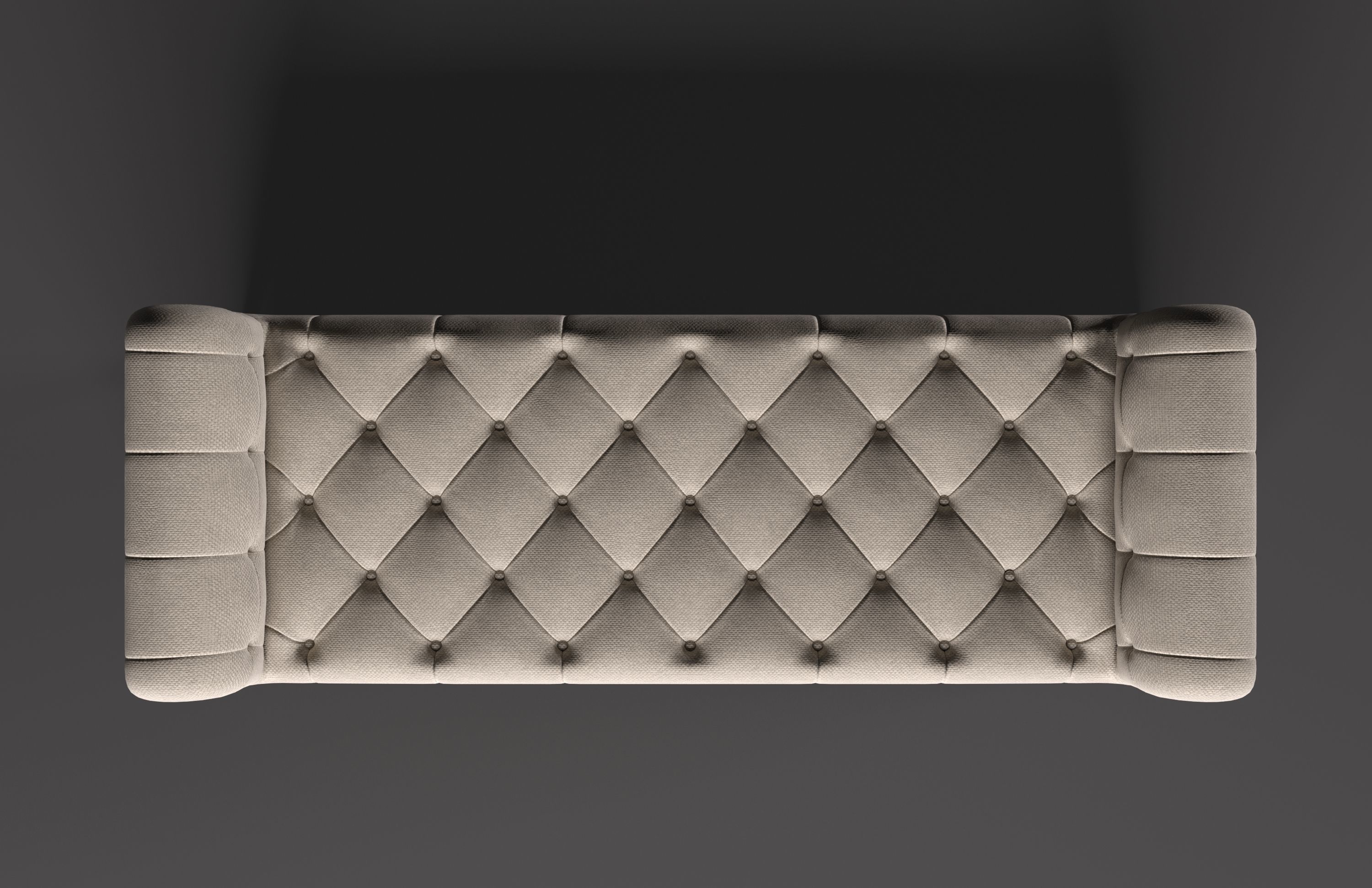 CAMILLE TUFTED SETTEE 3D models 3D model_2