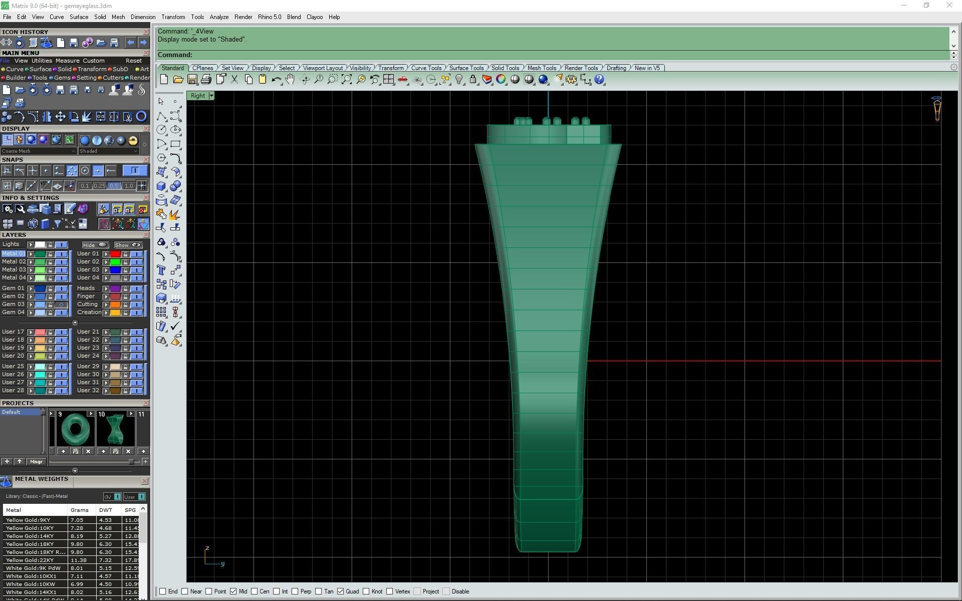 3d-model gem eyeglass ring 3D print model_11