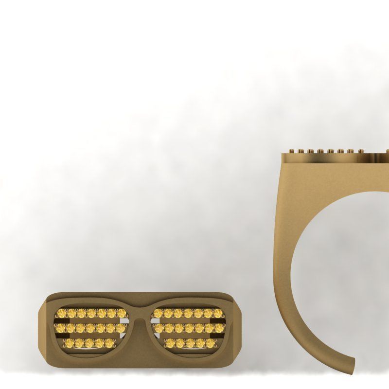 3d-model gem eyeglass ring 3D print model_8